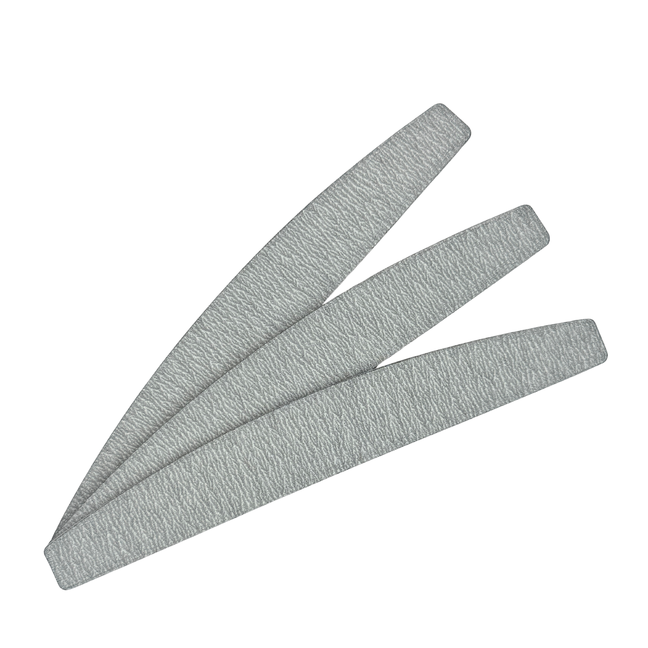 Zebra Nail Files - Half Moon, 100/180 grit – Polished Pinkies Pro