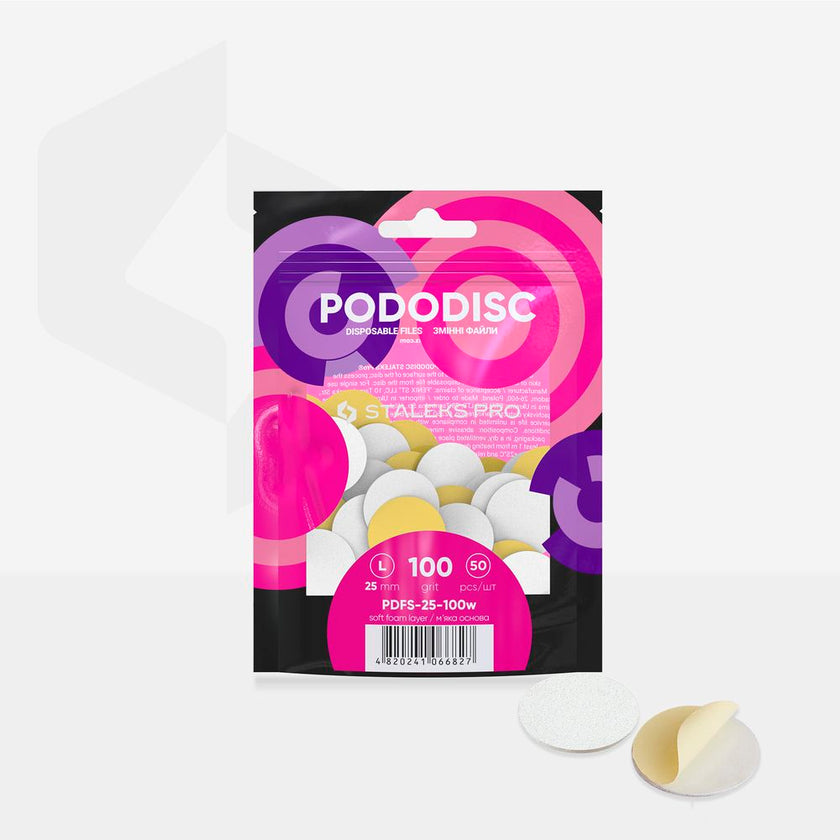 Staleks Replacement PODO Disc - with foam layer, 100 grit
