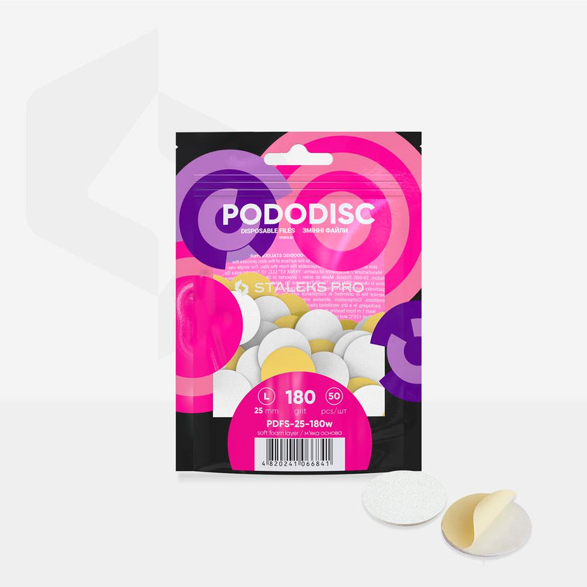Staleks Replacement PODO Disc - with foam layer, 180 grit