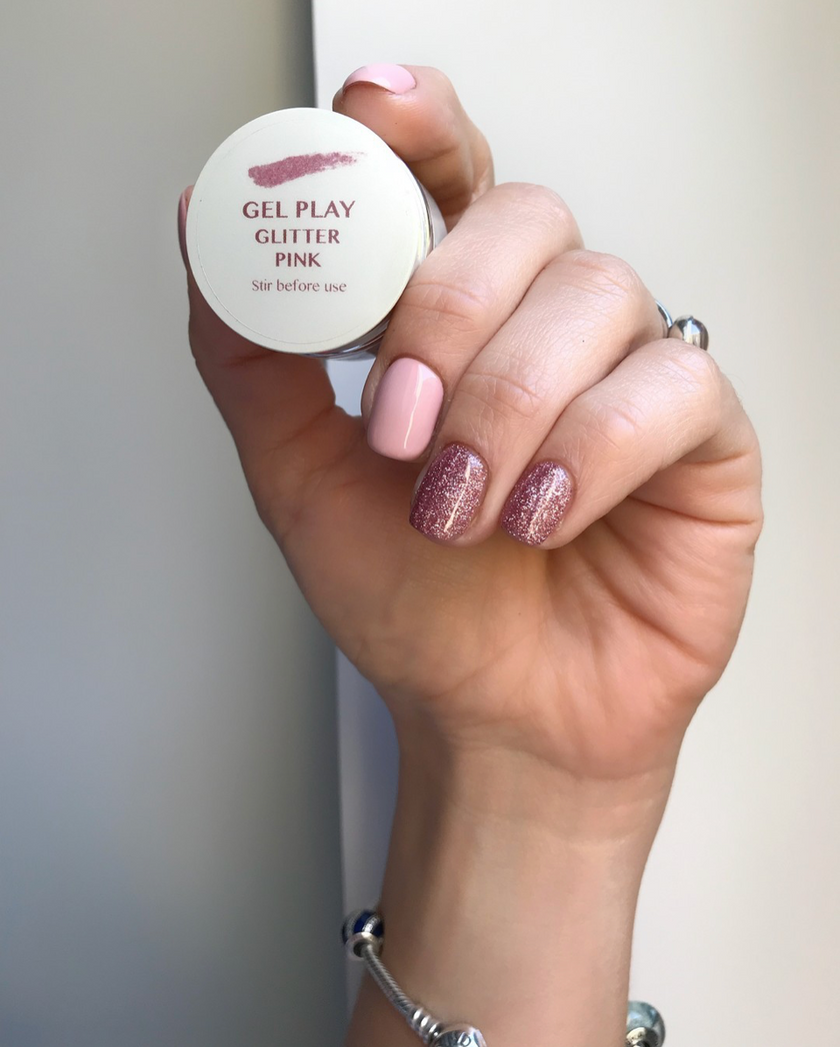 Gel Play Glitter - Pink