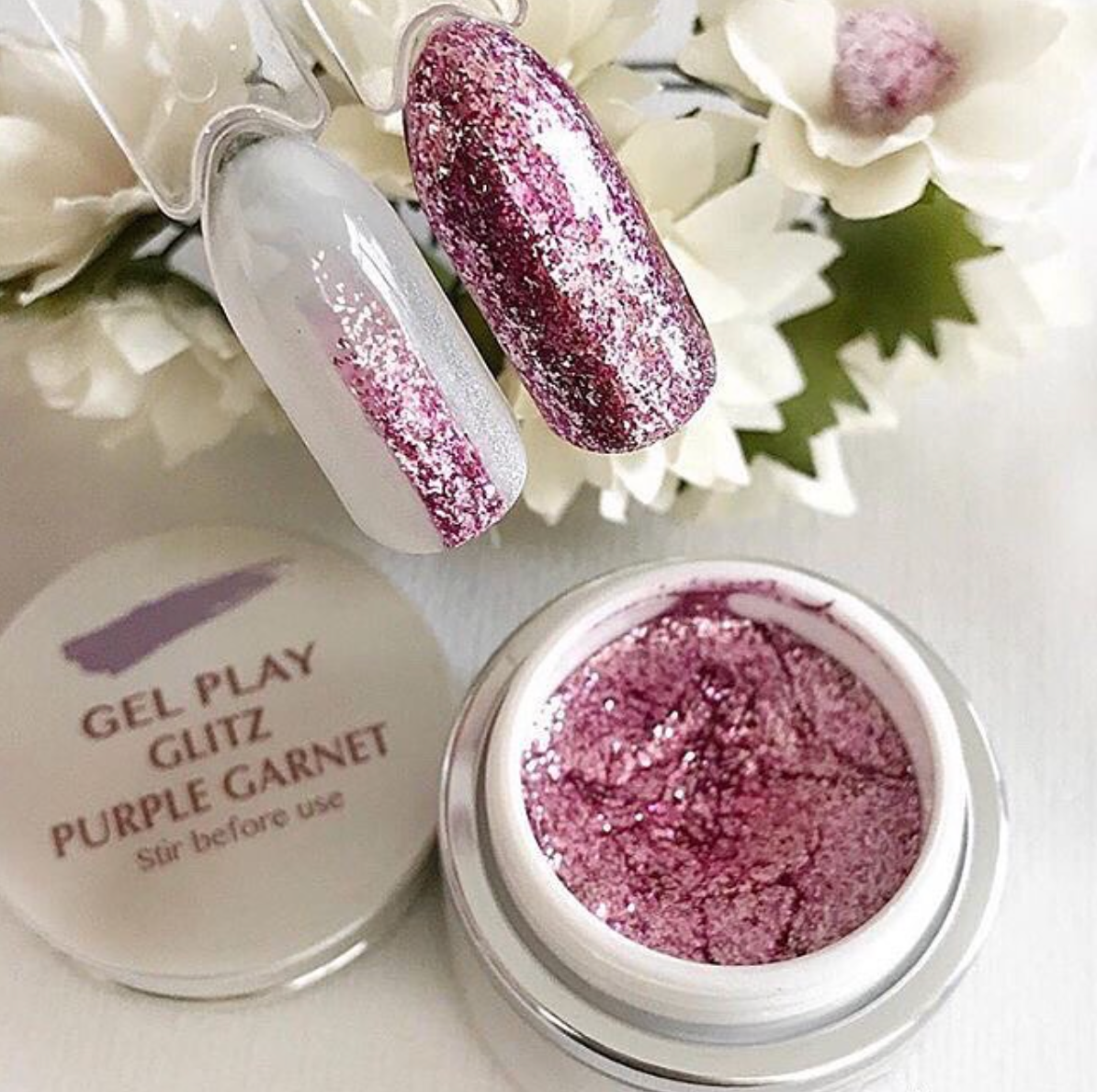 Gel Play Glitz - Purple Garnet