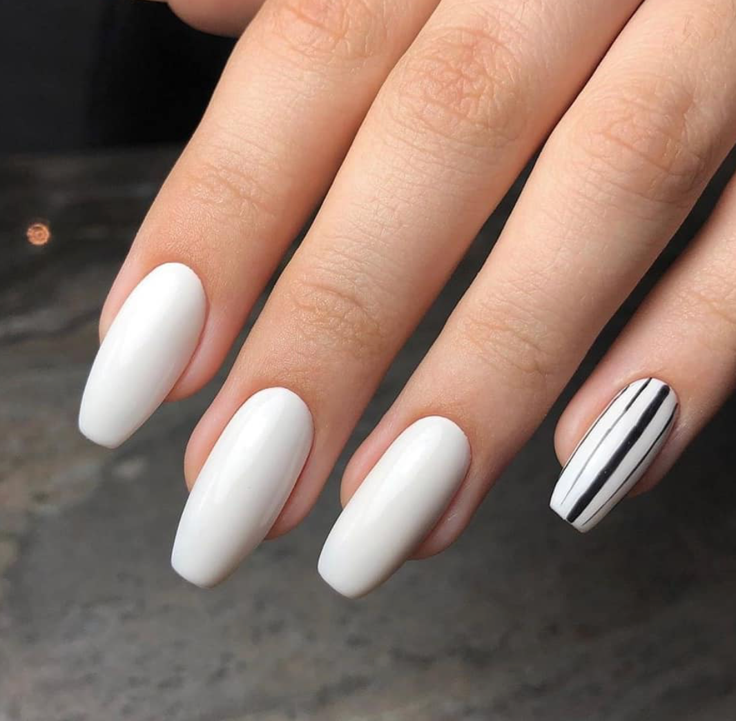 ivory nail designs