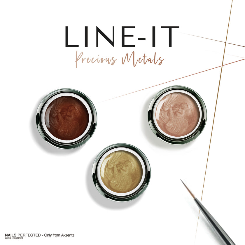 Gel Play Paint Line It - PRECIOUS METALS COLLECTION