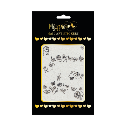 Sticker #59 - Black and White Roses
