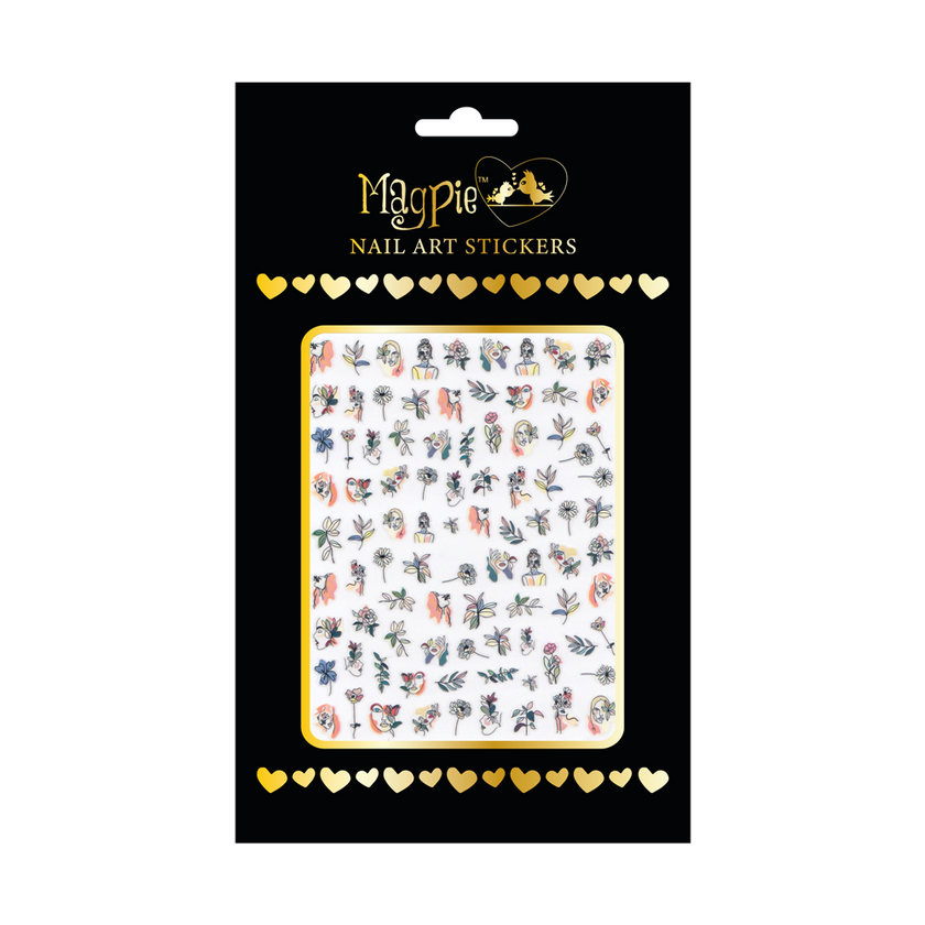 Sticker #68 - Modern Faces/Floral