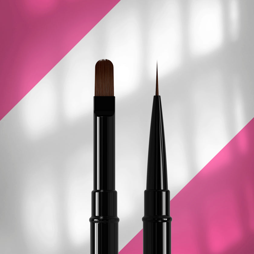 Staleks Double Ended Brush for Gel - Round/Long Liner