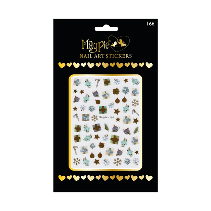 Sticker #166 - Christmas, Presents, Snowflakes