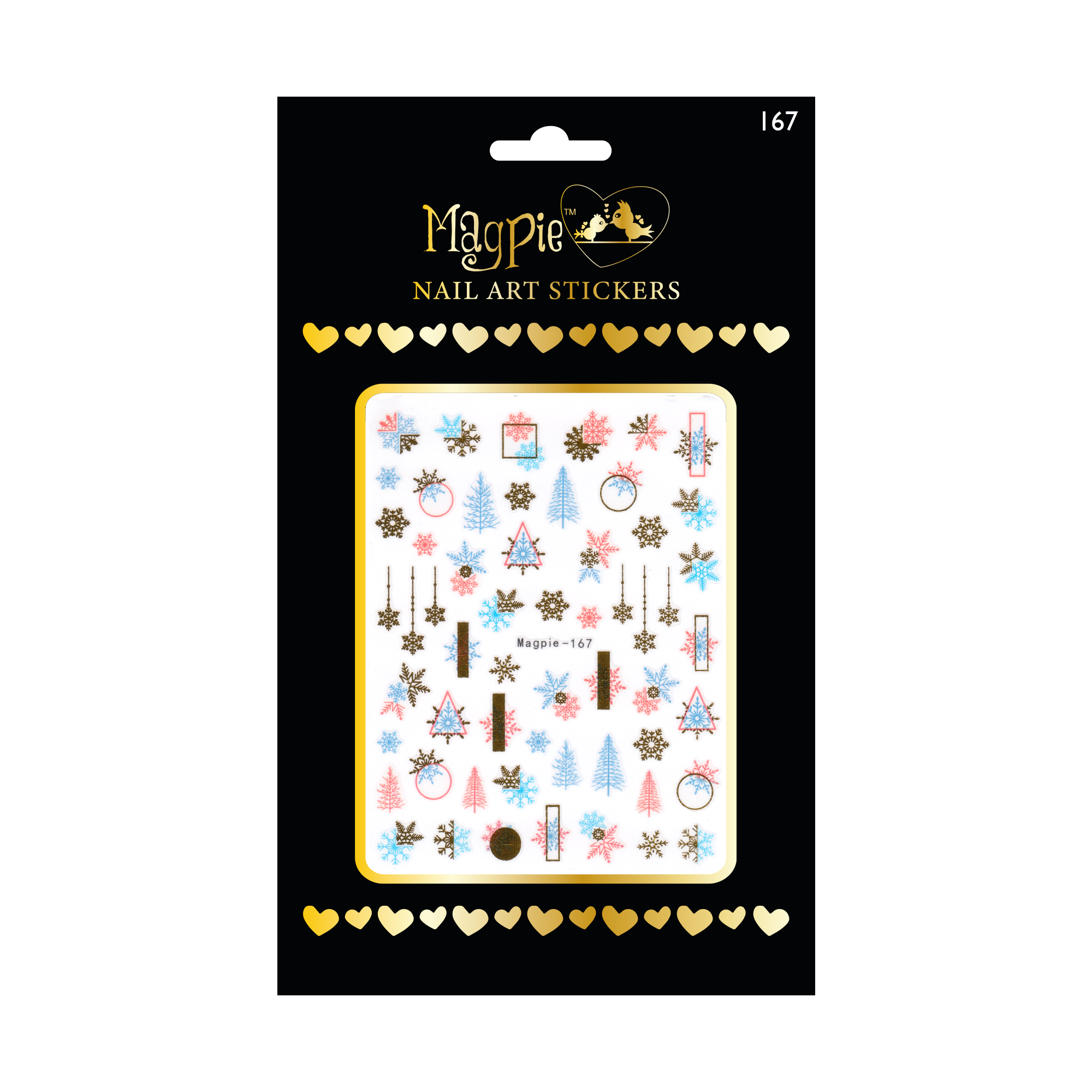 Sticker #167 - Festive Trees and Snowflakes
