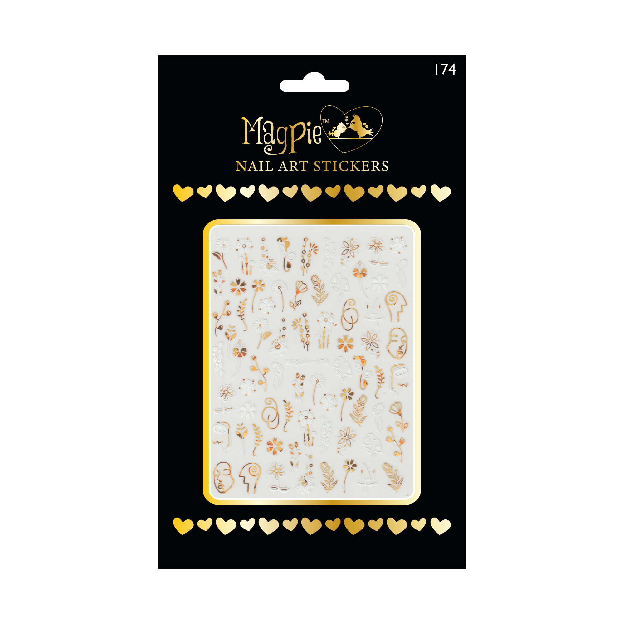 Sticker #174 - Abstract Faces and Floral