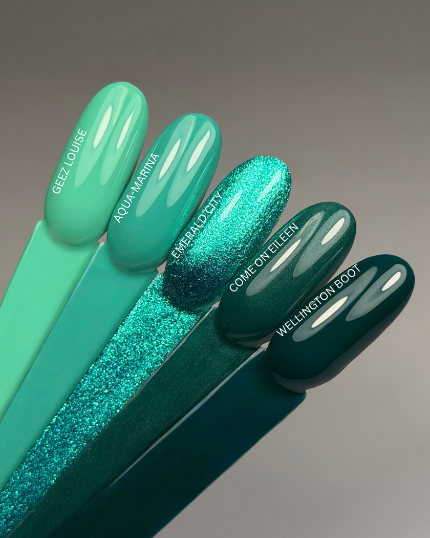 Aqua Marina Gel Color