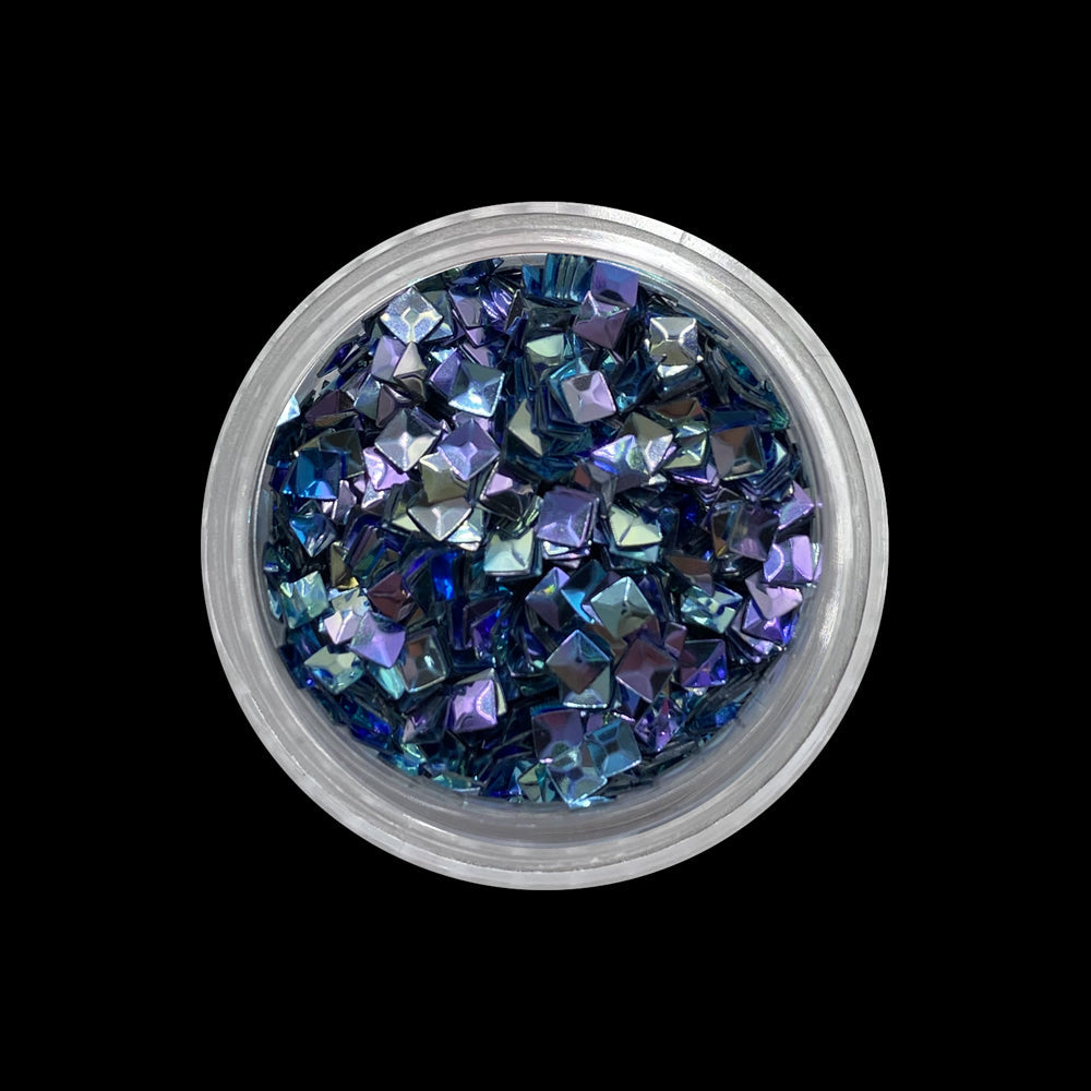 3D Square Blue - Stacker Pot