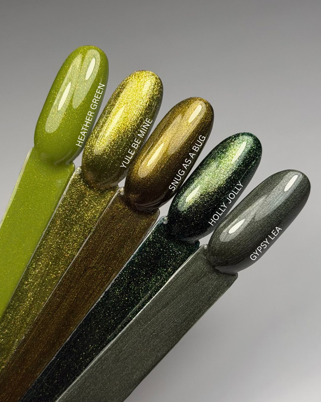 Heather Green Gel Color