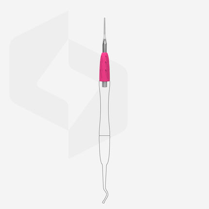 Straight Narrow Toenail File - UNIQ 36 Working Part of the Pusher