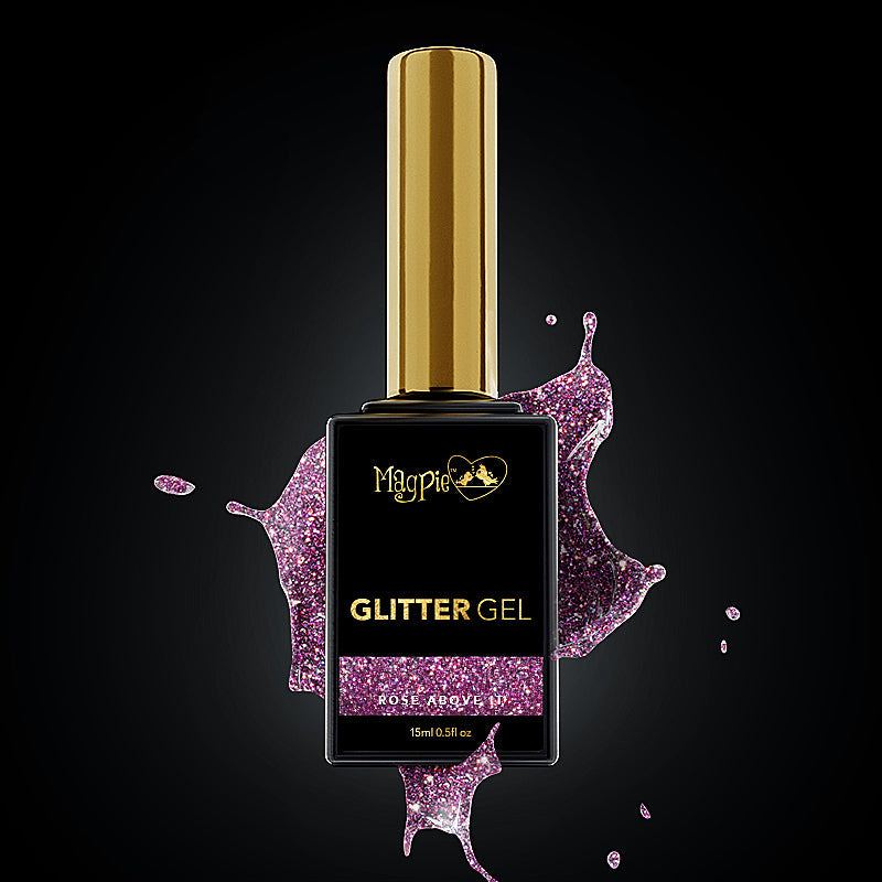 Rose Above It Glitter Gel