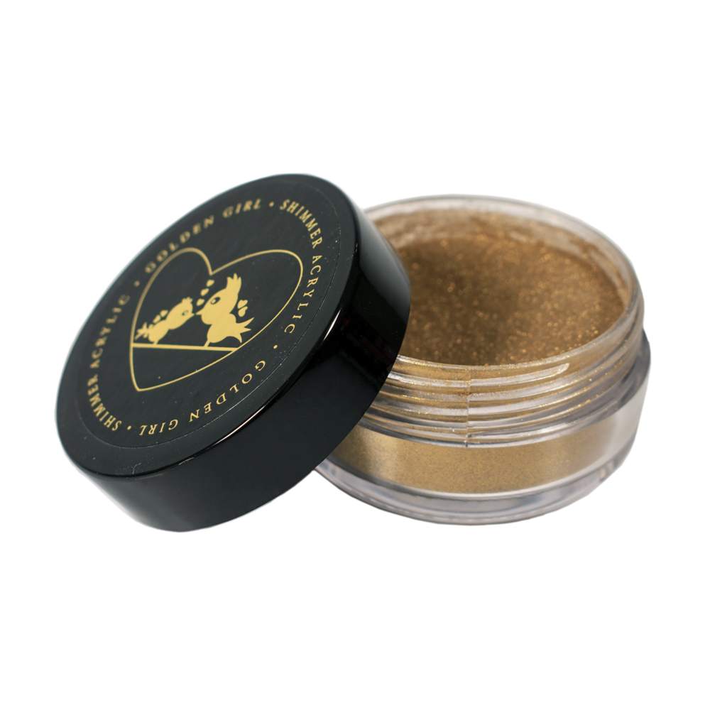 Golden Girl Shimmer Acrylic Powder, 7g pot