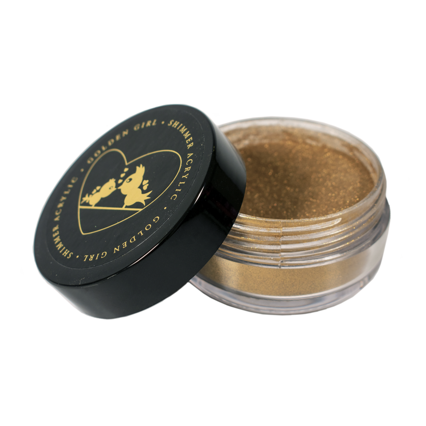 Golden Girl Shimmer Acrylic Powder, 20g pot