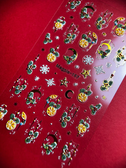 Sticker #197 - Christmas Oranges