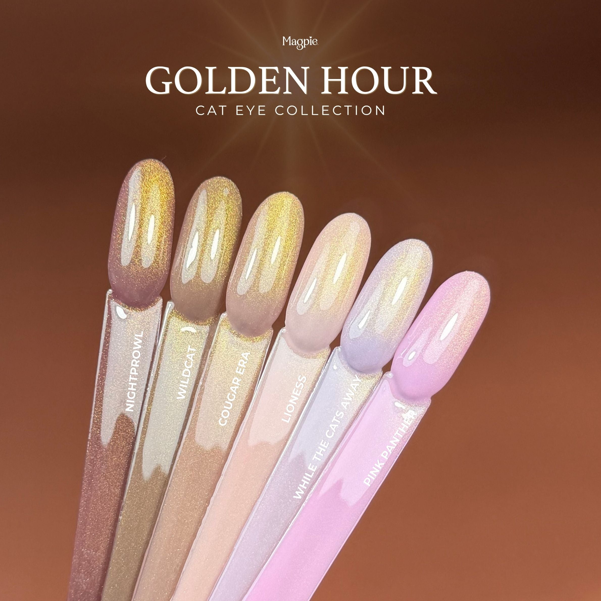 Magpie Cougar Era Gel Polish - Cat Eye