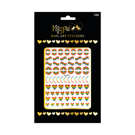 Sticker #104 - Rainbow Shapes