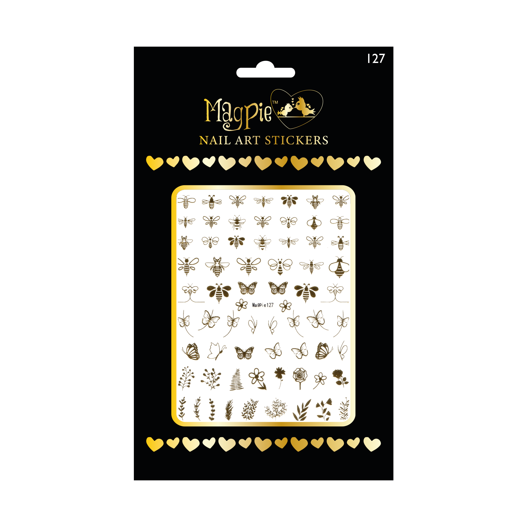Sticker #127 - Bees, Floral, Foliage