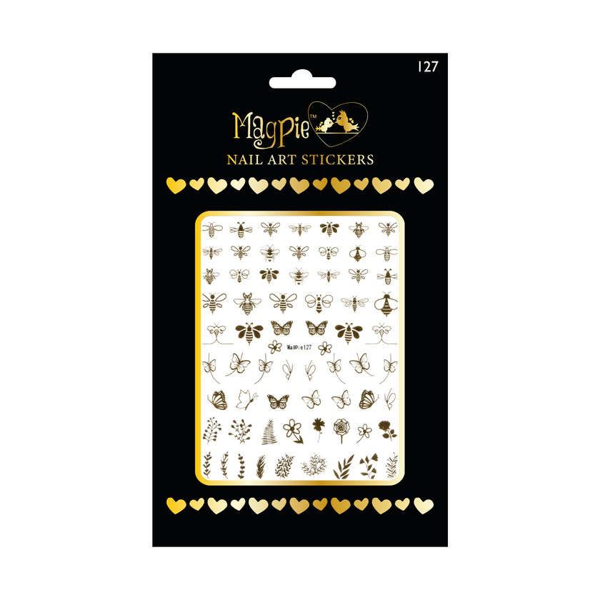 Sticker #127 - Bees, Floral, Foliage