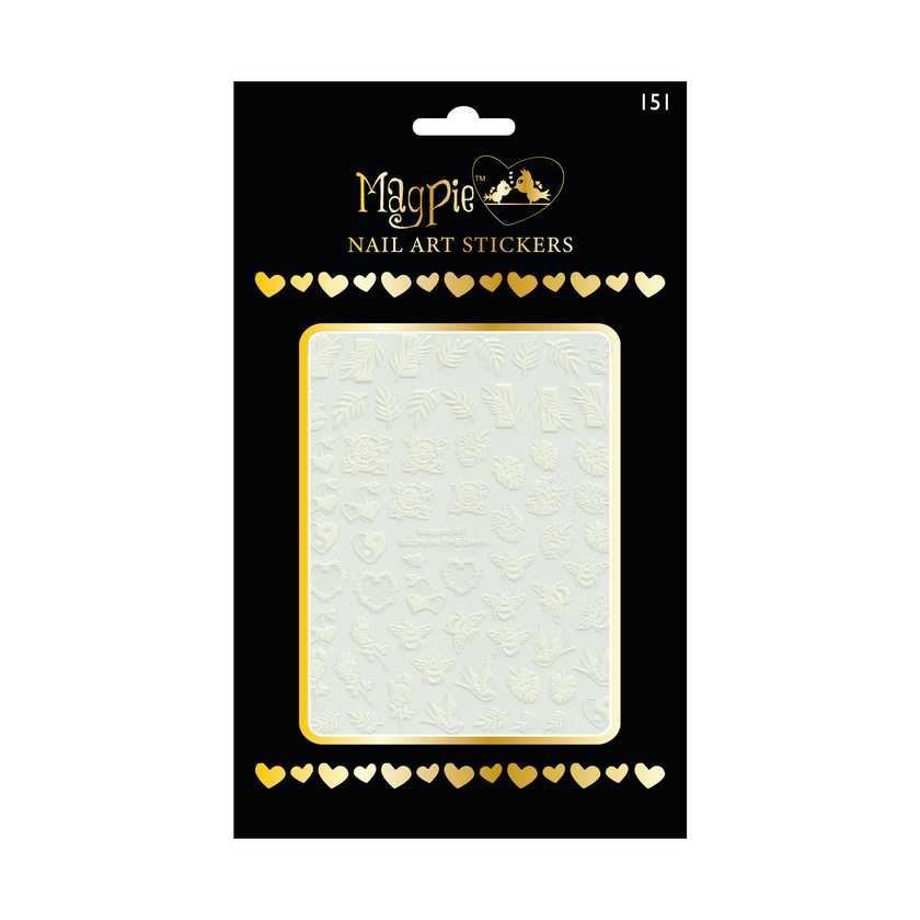 Sticker #151 - Bees, Floral, Foliage Glow in the Dark
