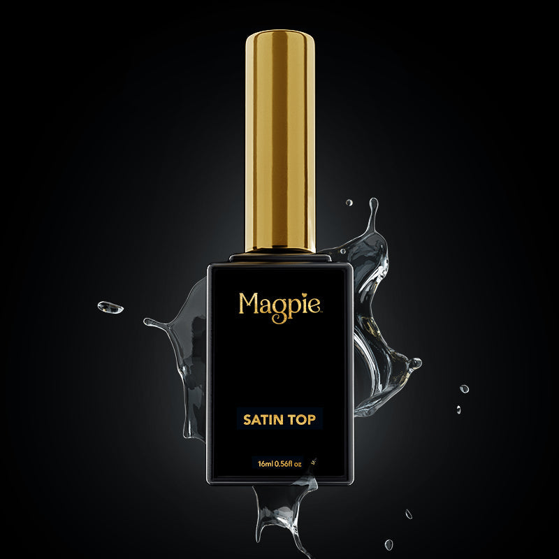 Satin Top - No Wipe Matte Top Coat, Isolated Chrome