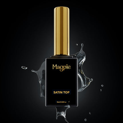 Satin Top - No Wipe Matte Top Coat, Isolated Chrome