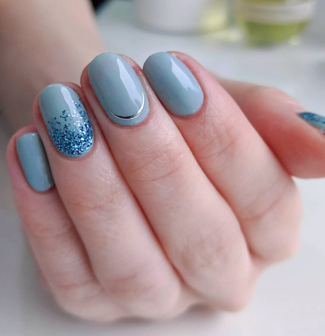 March Birthstone Glitter