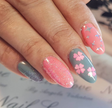 Pink Iridescent Hearts