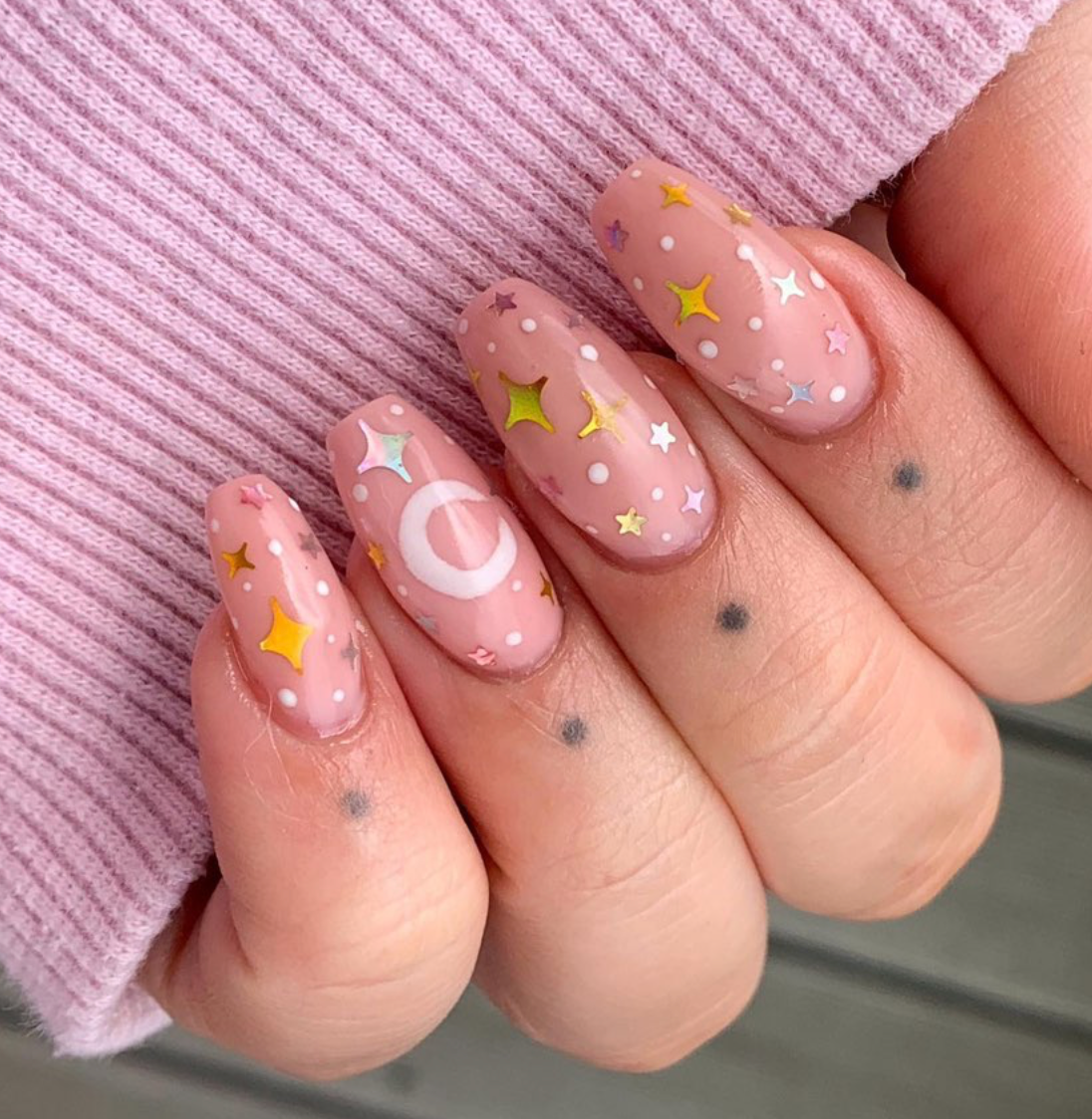 Gold Starry Sky