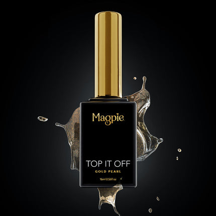 Top It Off - No Wipe Top Coat, Gold Pearl