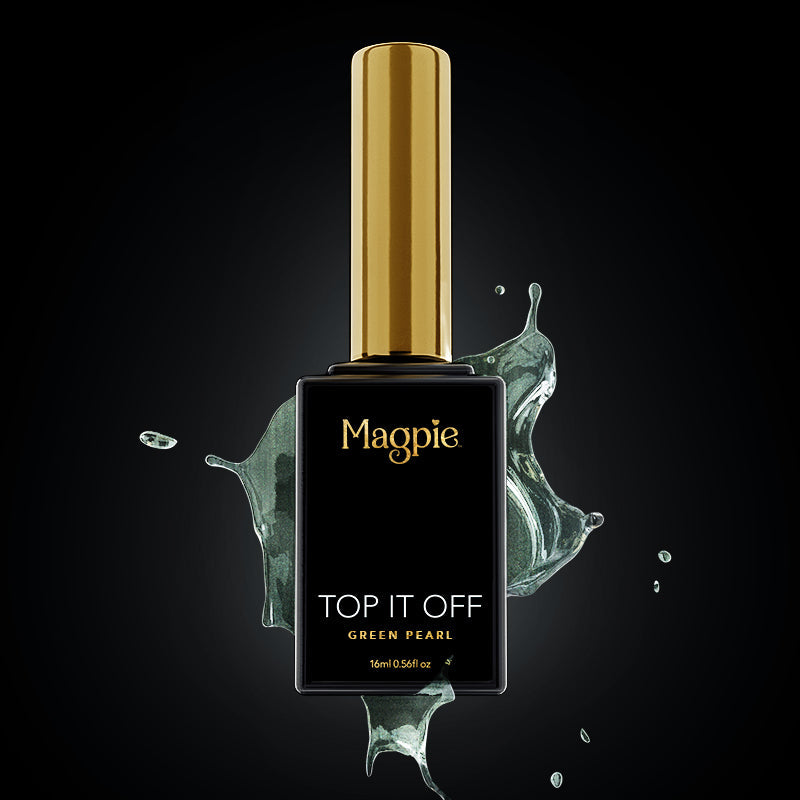 Top It Off - No Wipe Top Coat, Green Pearl