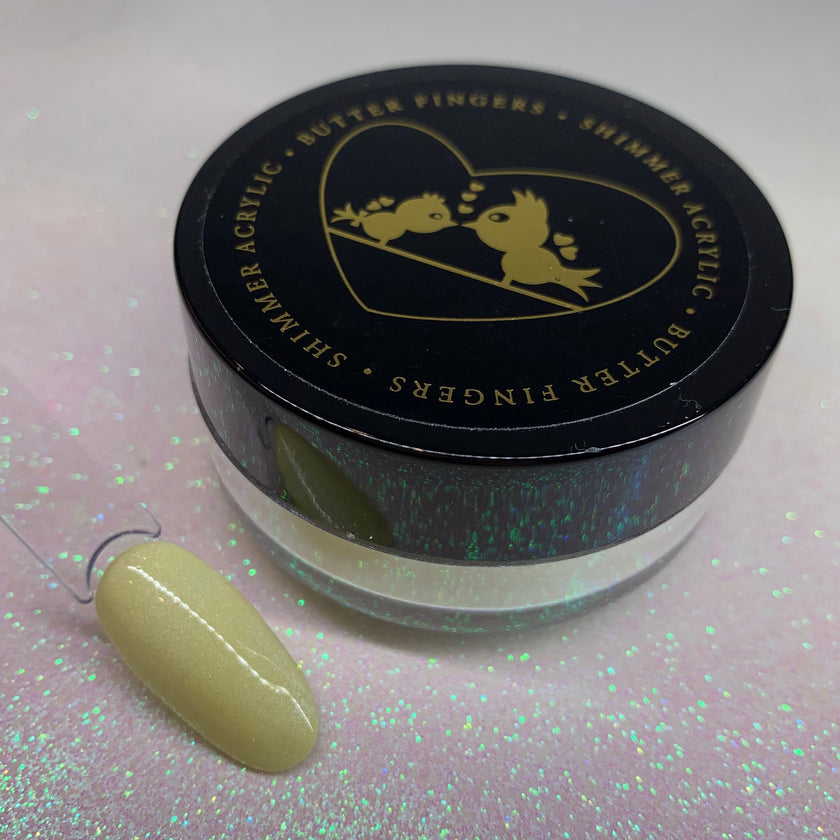 Butter Fingers Shimmer Acrylic Powder, 20g pot