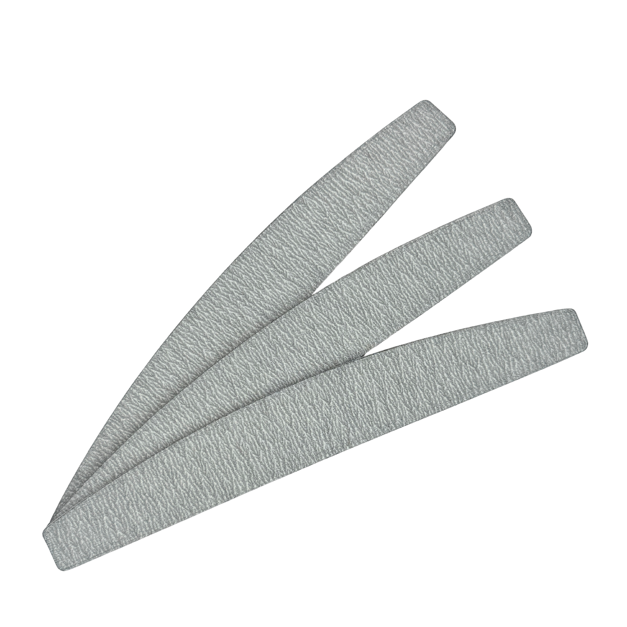 Zebra Nail Files - Half Moon, 100/180 grit