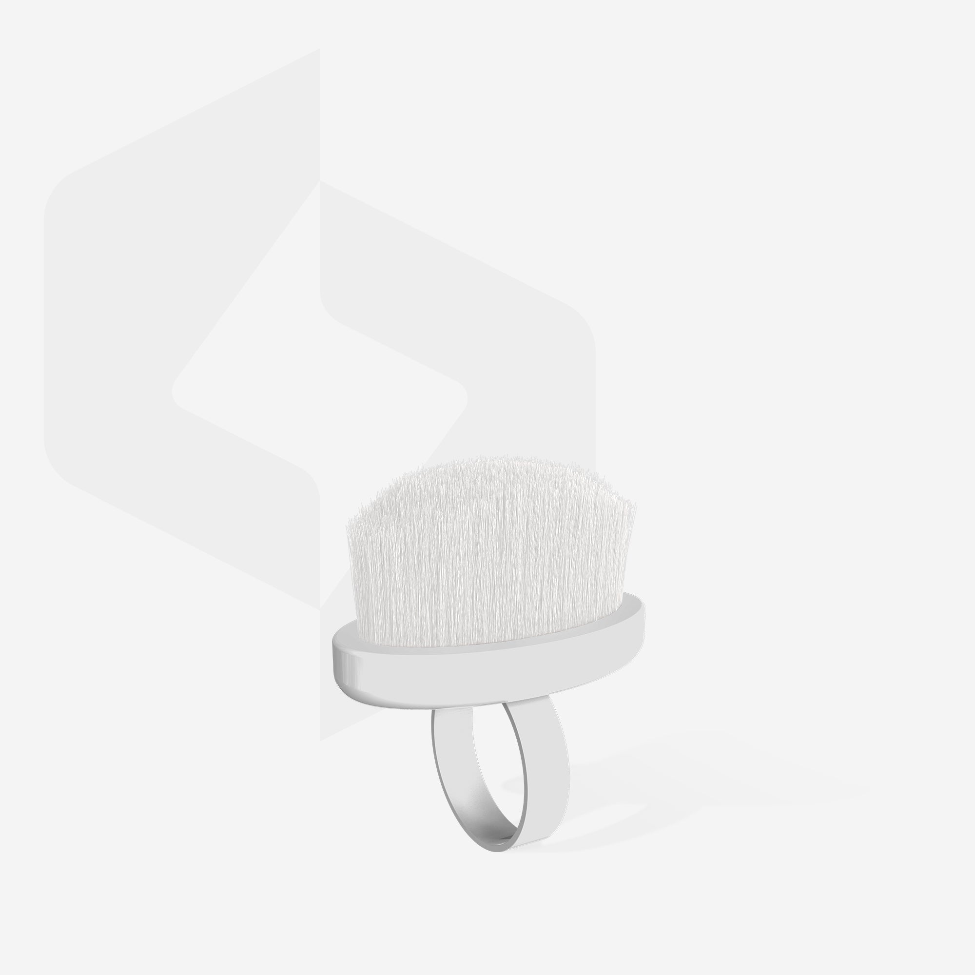 Staleks White Mini Manicure Dust Brush - 10pack