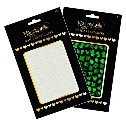 Sticker #151 - Bees, Floral, Foliage Glow in the Dark
