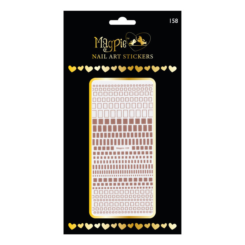 Sticker #158 - Squares and Rectangles, multiple colors
