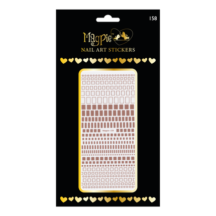 Sticker #158 - Squares and Rectangles, multiple colors