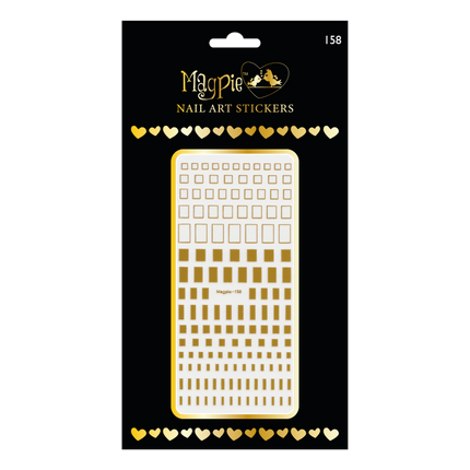 Sticker #158 - Squares and Rectangles, multiple colors
