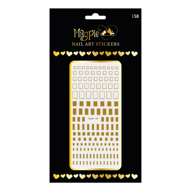 Sticker #158 - Squares and Rectangles, multiple colors