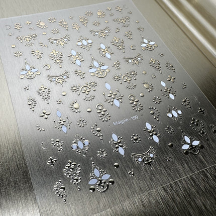 Sticker #199 - Ornamental Flowers