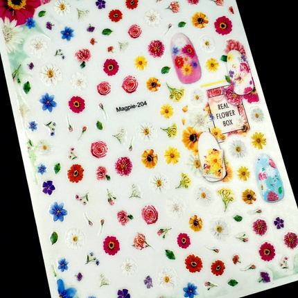 Sticker #204 - Bright Flowers