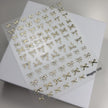 Sticker 209 - gold bows