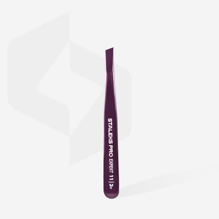 Staleks Tweezer - Expert 11/3v, wide slant