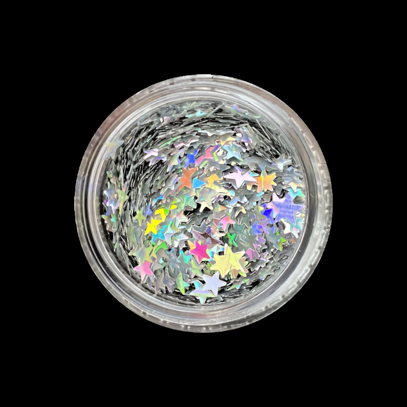 Silver Holo Moon & Stars - Stacker Pot