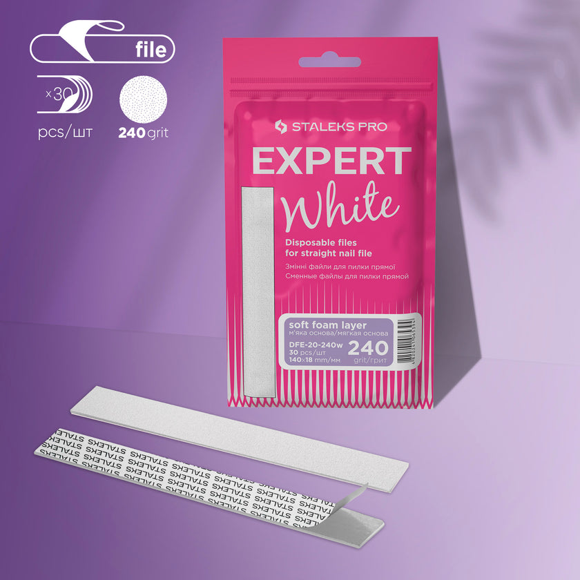 Staleks white SOFT BASE Disposable File PADS - multiple grits available