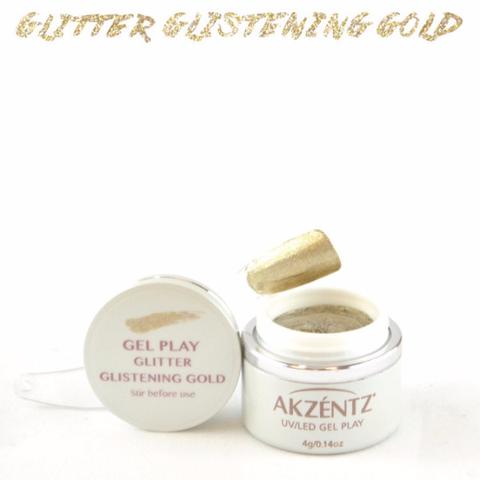 Gel Play Metallic Glitter - Glistening Gold