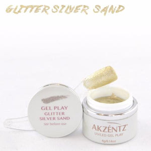 Gel Play Glitter - Silver Sand