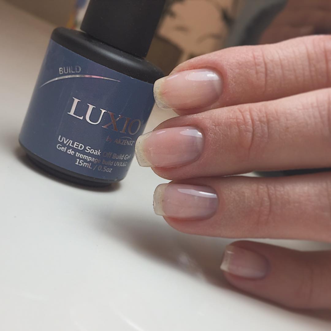 Luxio Build Flexible Builder Gel Clear Polished Pinkies Pro